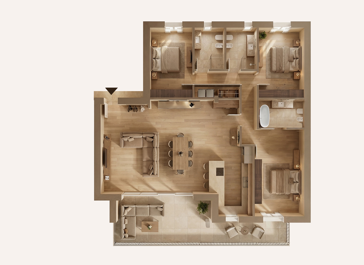 Layout residenza A
