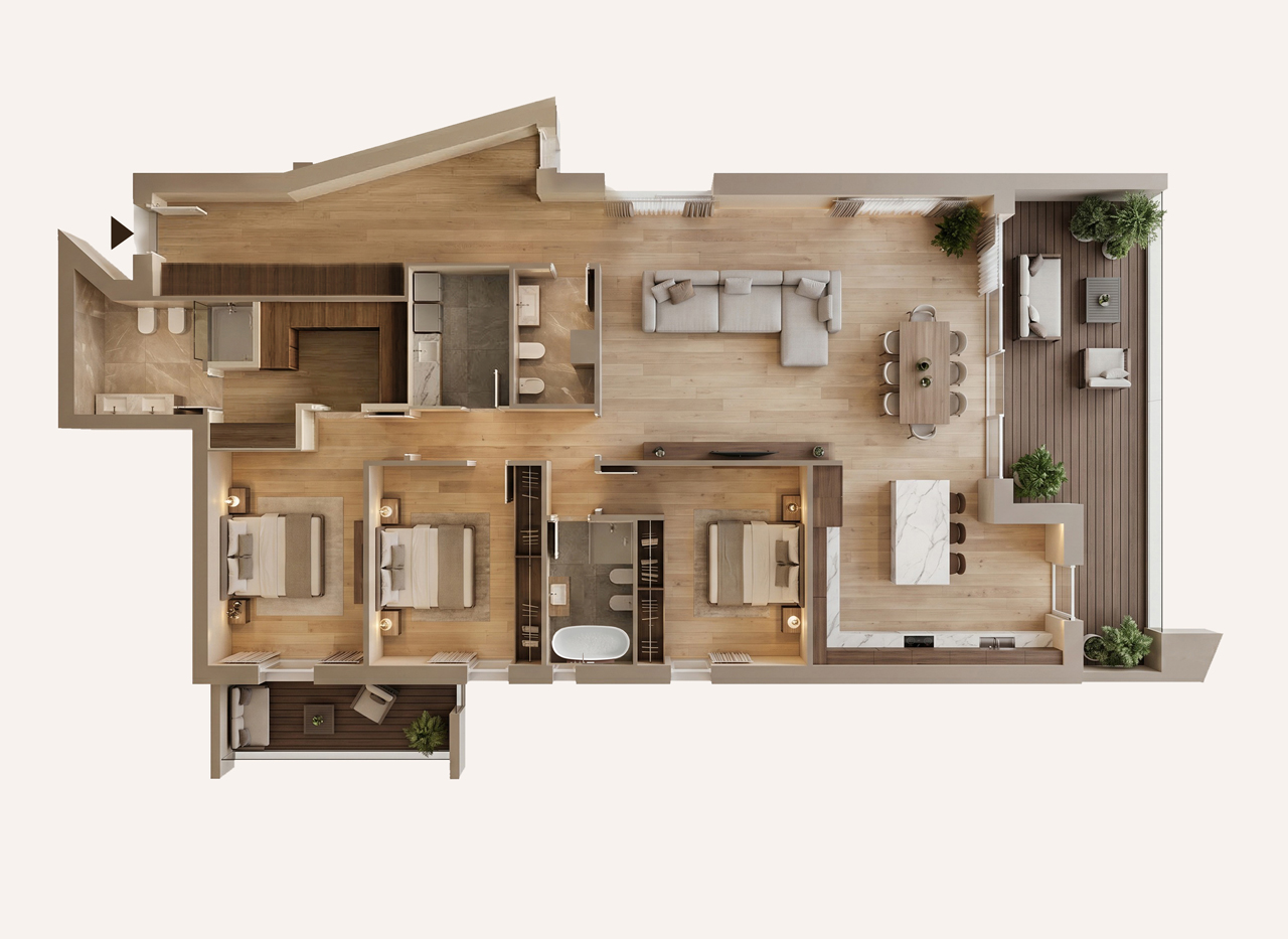 Layout residenza C